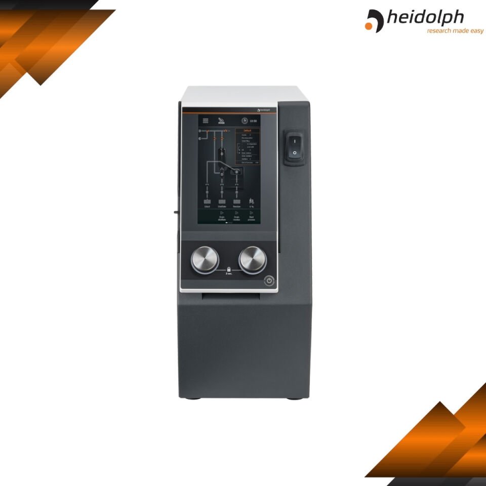 HEIDOLPH Hei-VOLUME Distimatic Pro Industrial - Yüksek Performanslı Evaporatör Otomatik Atık Sistemi Dahil Değil - R Tipi Cam Ekipmanı