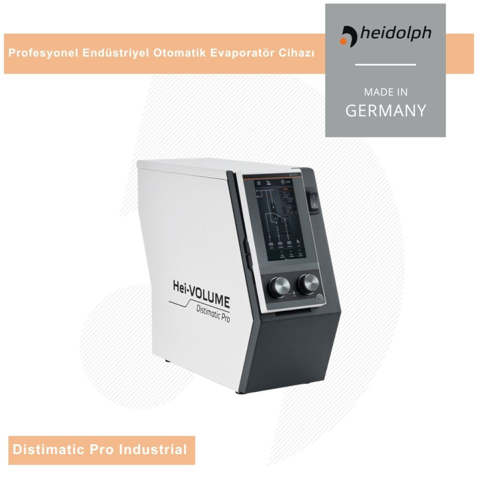 HEIDOLPH Hei-VOLUME Distimatic Pro Industrial - Yüksek Performanslı Evaporatör Otomatik Atık Sistemi Dahil - A Tipi Cam Ekipmanı