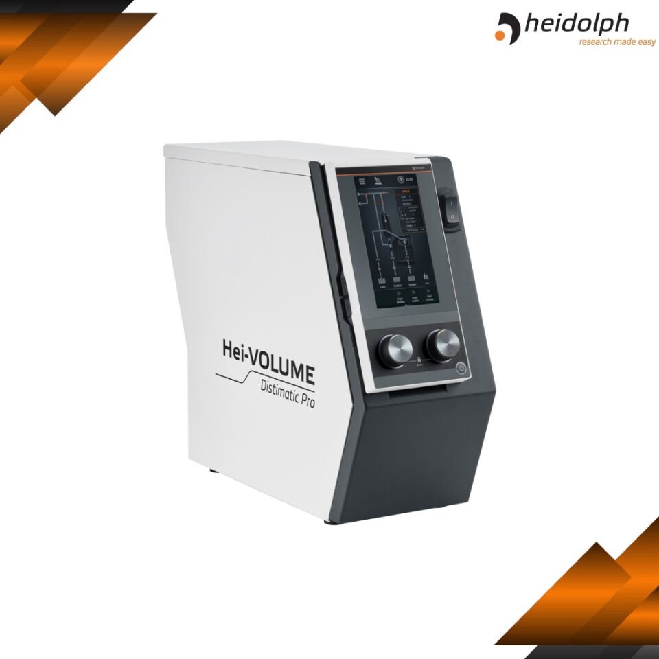 HEIDOLPH Hei-VOLUME Distimatic Pro Benchtop - Yüksek Performanslı Evaporatör Otomatik Atık Sistemi Dahil Değil