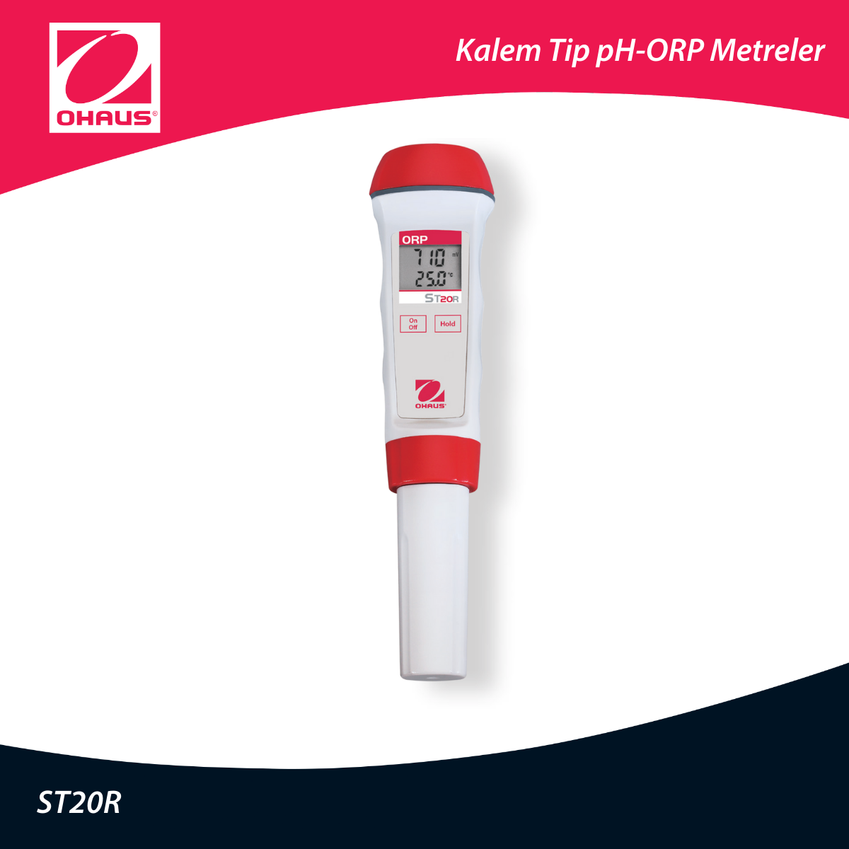 OHAUS ST 20 R Kalem Tipi ORP Metre