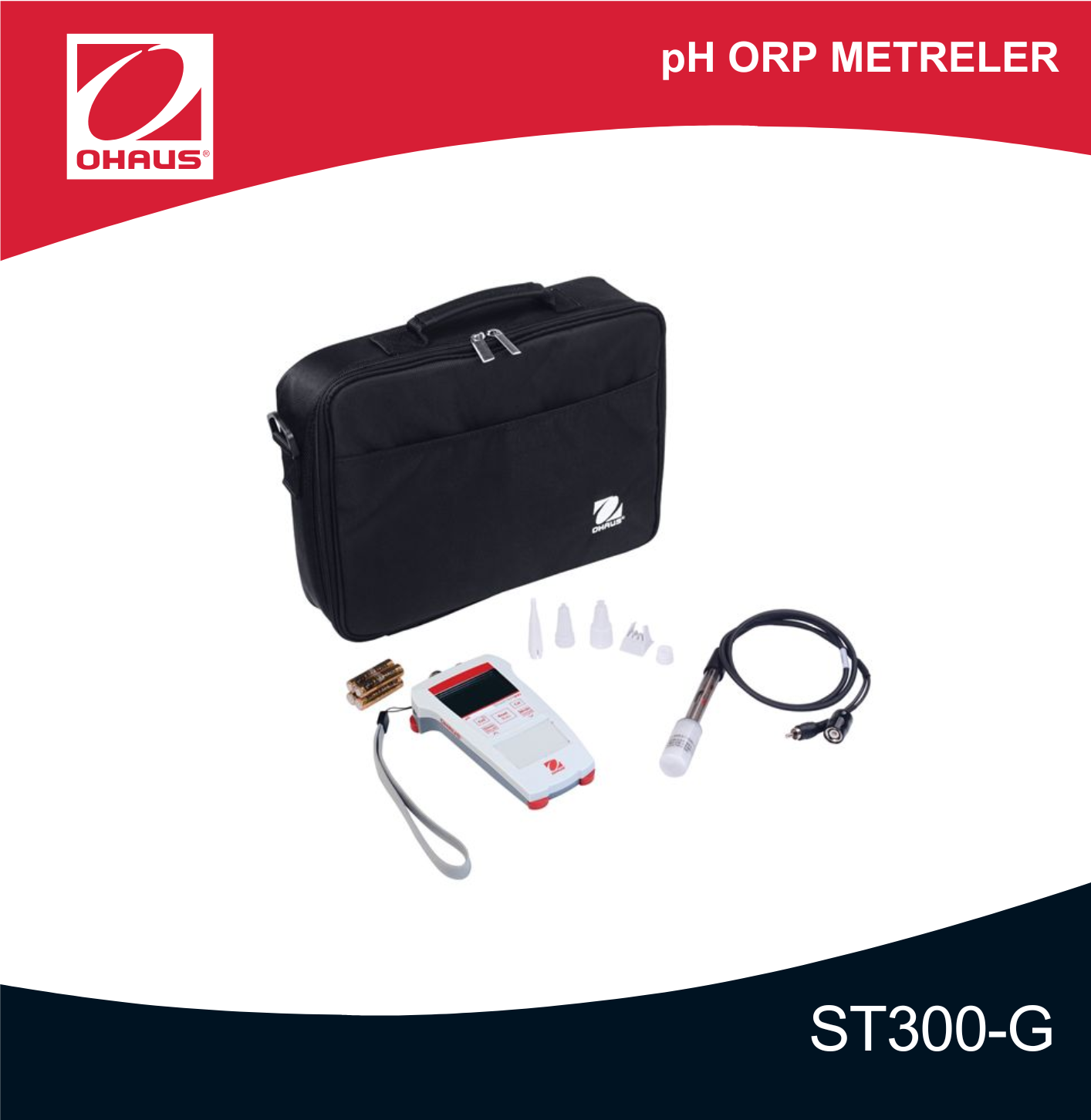 OHAUS ST 300 pH-G Portatif Tip pH Metre
