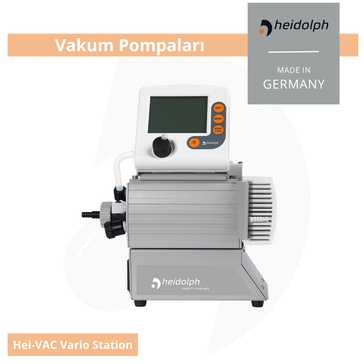 HEIDOLPH Hei-VAC Vario Station - Yüksek Performanslı Vakum Pompası