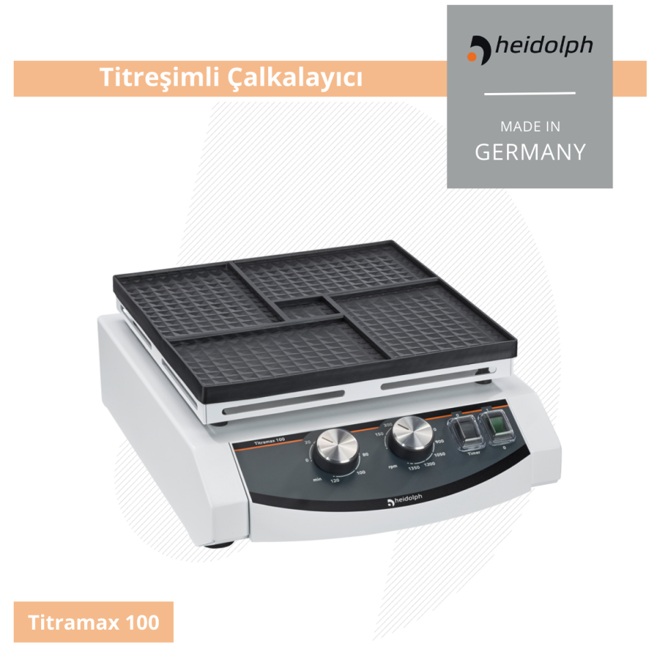 HEIDOLPH Titramax 100 - Yüksek Performanslı Çalkalayıcı