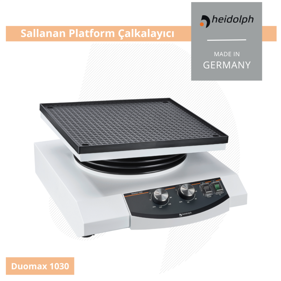 HEIDOLPH Duomax 1030 - Yüksek Performanslı Sallanan Platform Çalkalayıcı