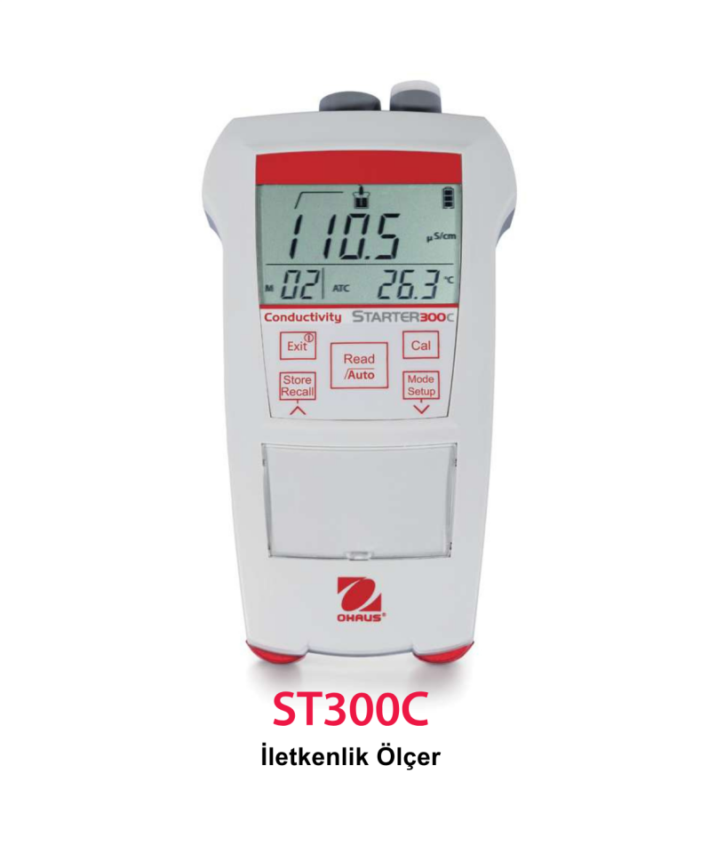 OHAUS ST 300 C-G Portatif Tip İletkenlik Ölçer