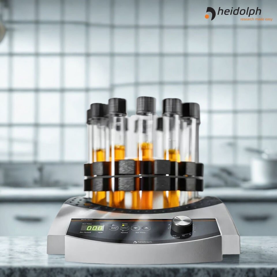 HEIDOLPH Multi Reax Tüp Karıştırıcı (Vorteks) 150–2.000 rpm 220V