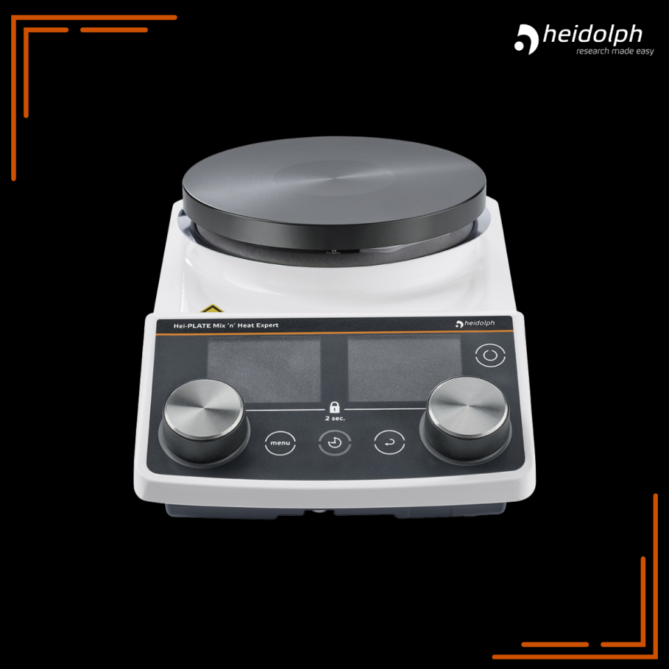 HEIDOLPH Hei-PLATE Mix 'n' Heat Expert Manyetik Karıştırıcı 150 – 2.000 rpm 145 mm