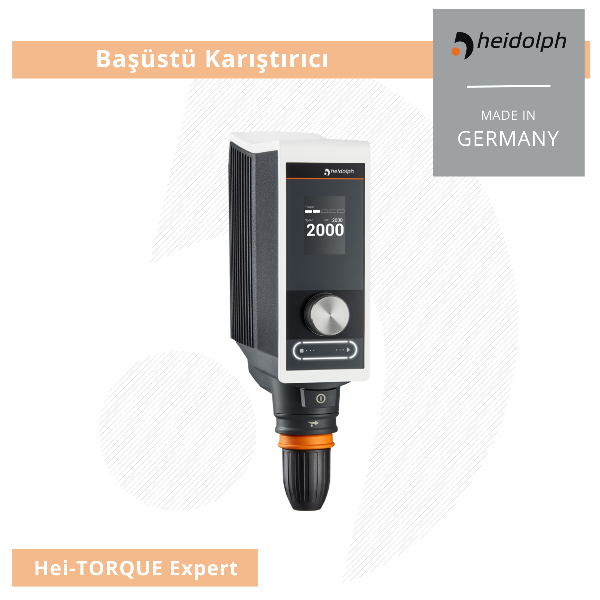 HEIDOLPH Hei-TORQUE Expert Başüstü Karıştırıcı - 100 & 200 & 400 Ncm