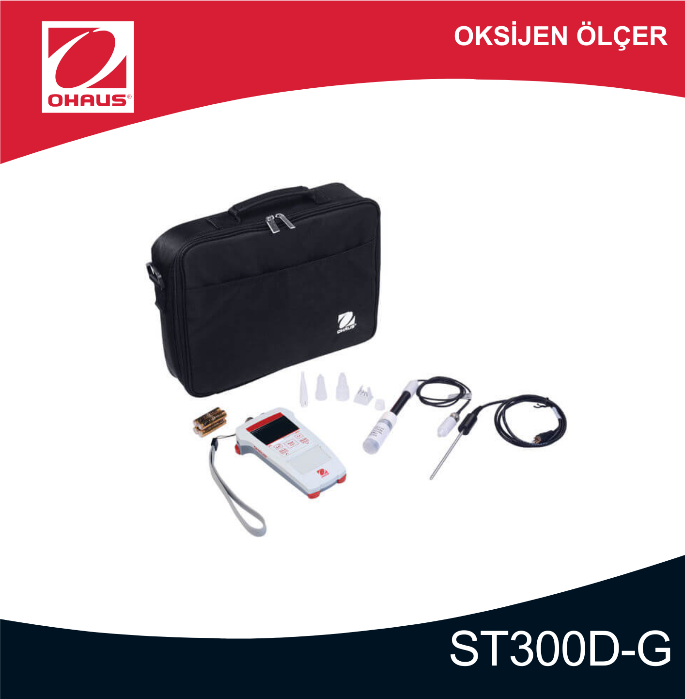 OHAUS ST 300 D-G Portatif Çözünmüş Oksijen Metre