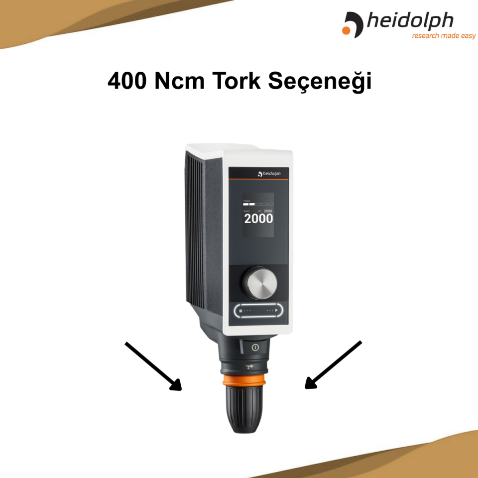 HEIDOLPH Hei-TORQUE Expert Başüstü Karıştırıcı - 100 & 200 & 400 Ncm 400 Ncm