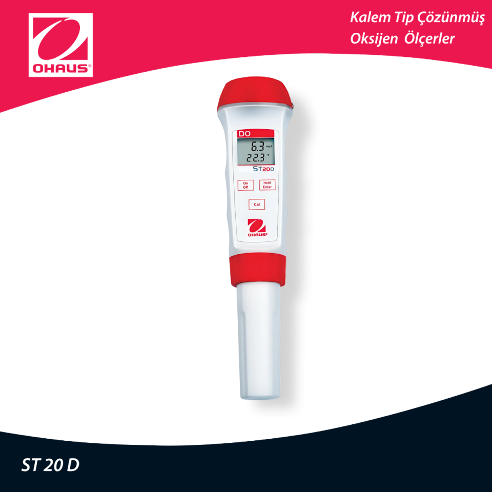OHAUS ST 20 D Kalem Tip Çözünmüş Oksijen Ölçer