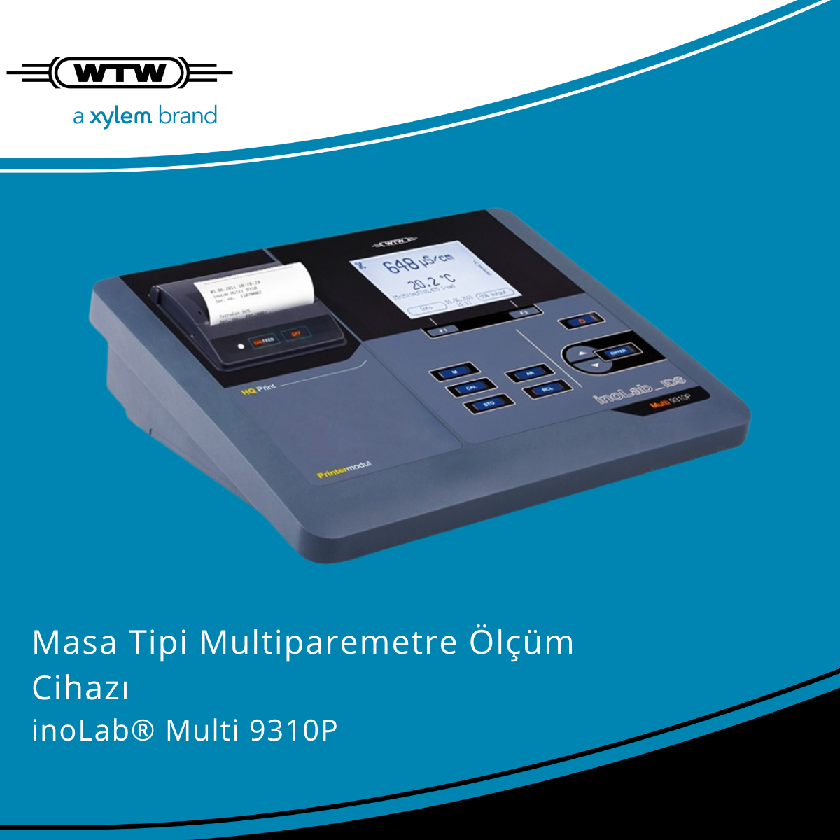 WTW inoLab Multi̇ 9310P Masa Tipi pH/iletkenlik/Oksijen Ölçer