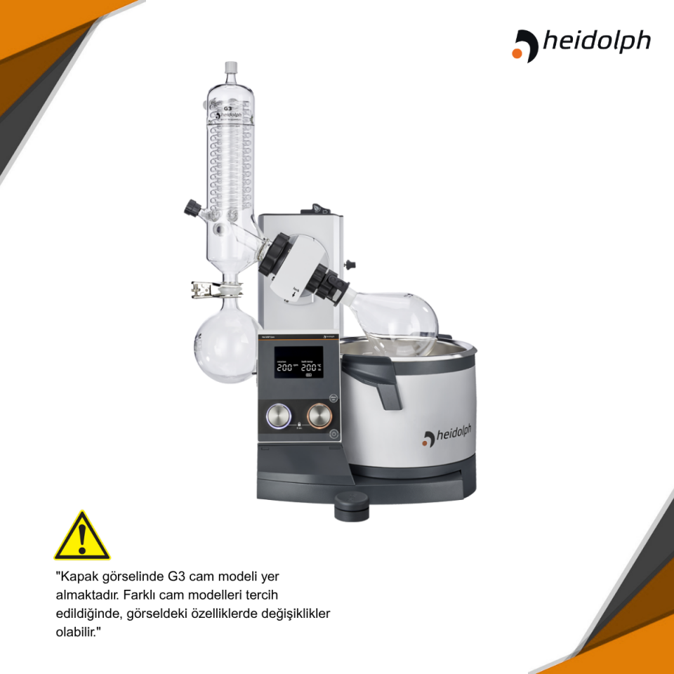 HEIDOLPH Hei-VAP Core Motorlift – Rotary Evaporatör G6 Tipi Cam Ekipmanı