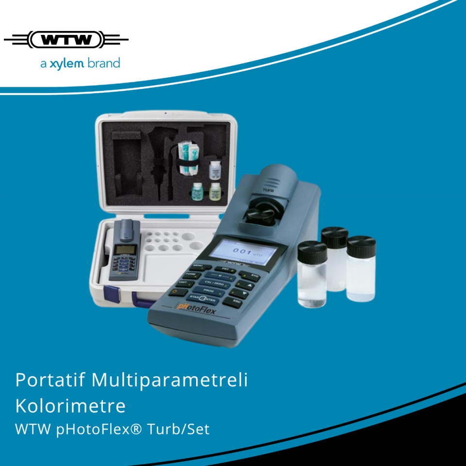 WTW pHotoFlex Turb/Set Portatif Multiparametreli Kolorimetre - ±0.01 pH/±0.01 NTU/FNU