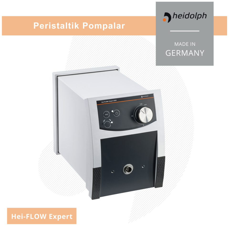 HEIDOLPH Hei-FLOW Expert Peristaltik Pompa 5-120 rpm & 24-600 rpm 120 rpm