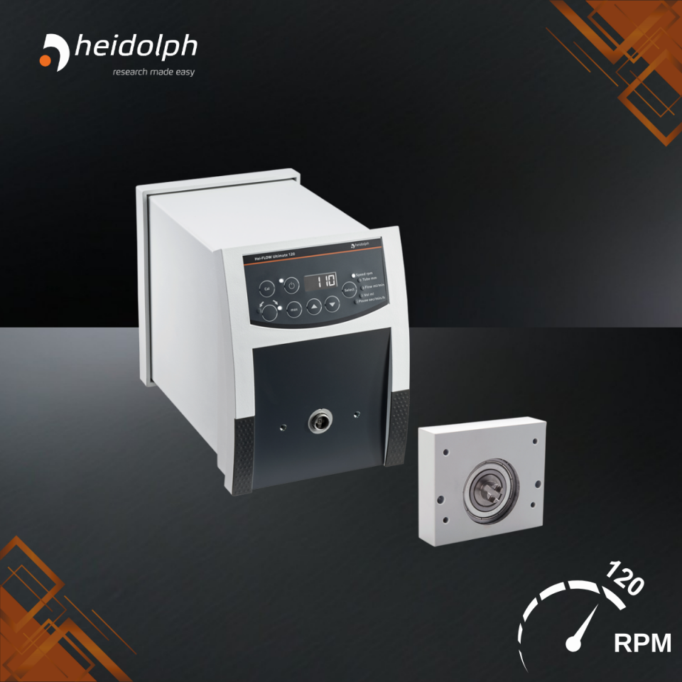 HEIDOLPH Hei-FLOW Ultimate 120 Multi Peristaltik Pompa 5-120 rpm