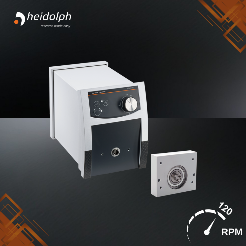 HEIDOLPH Hei-FLOW Expert 120 Multi Peristaltik Pompa 5-120 rpm
