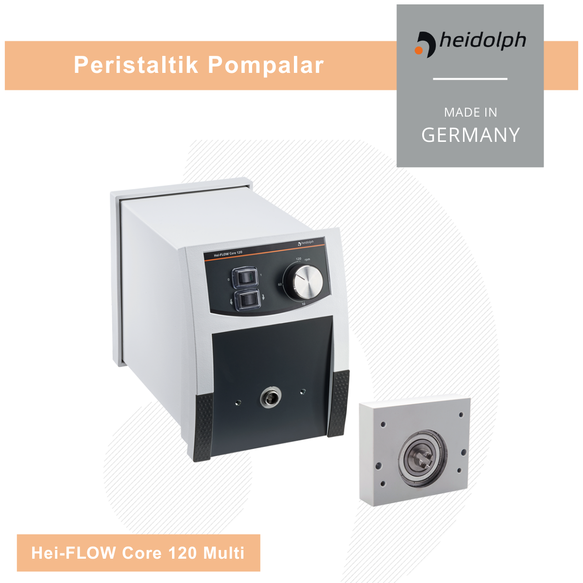 HEIDOLPH Hei-FLOW Core 120 Multi Peristaltik Pompa 5-120 rpm