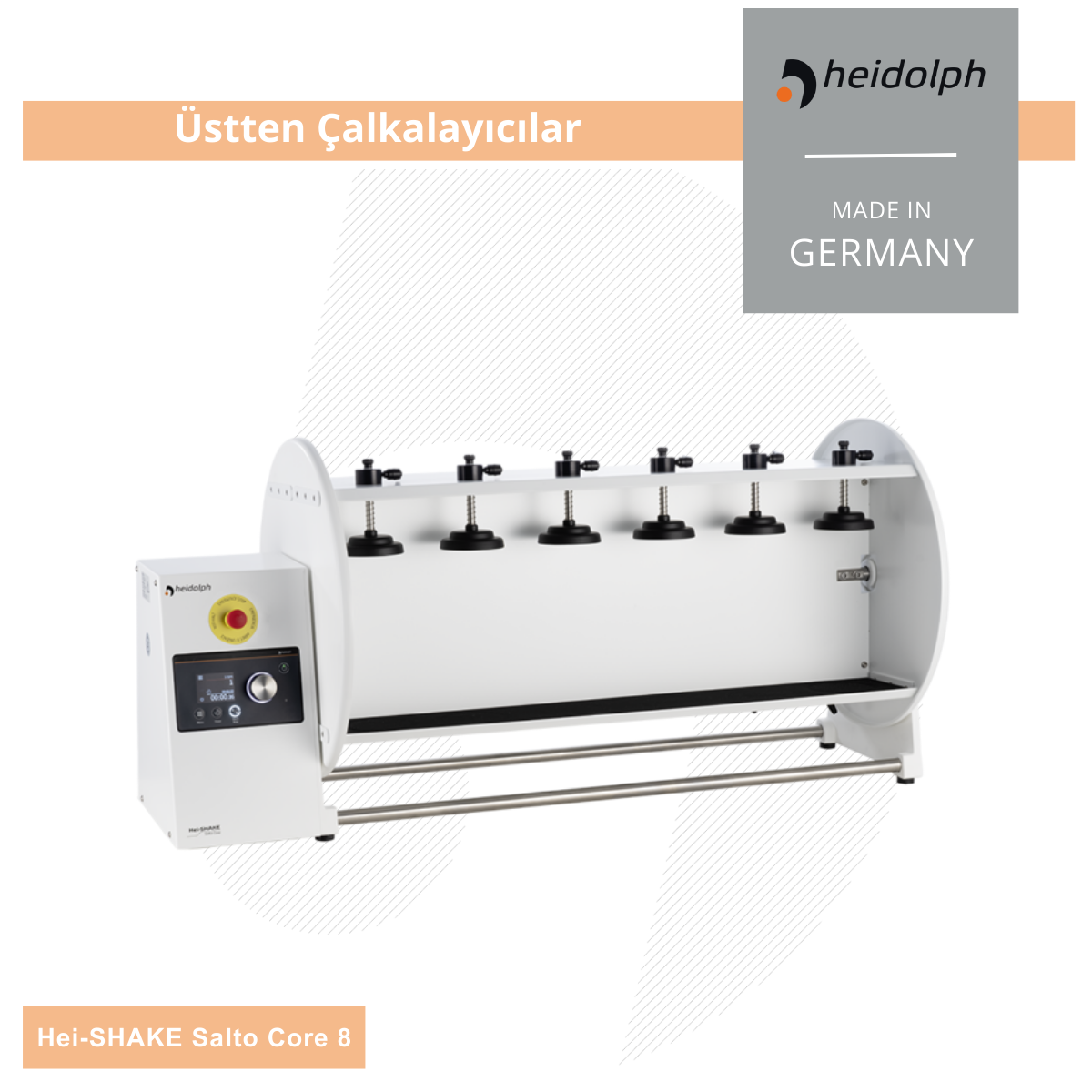 HEIDOLPH Hei-SHAKE Salto Core 12 Üstten Çalkalayıcı (0 - 2000 rpm)