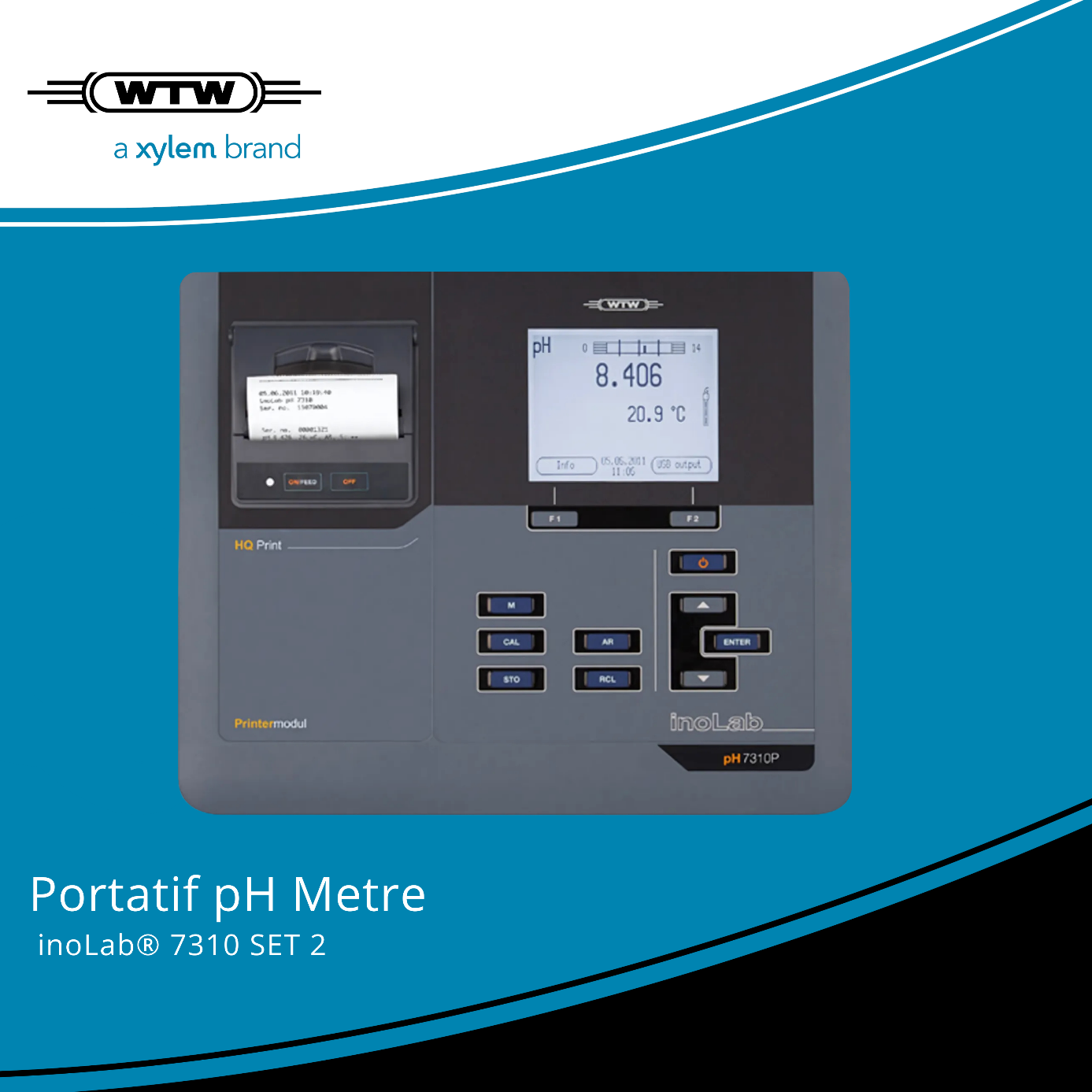 WTW inoLab pH 7310 SET 2 Masa Tipi Set ±0.005 Doğruluk & 0.001 pH Çözünürlük