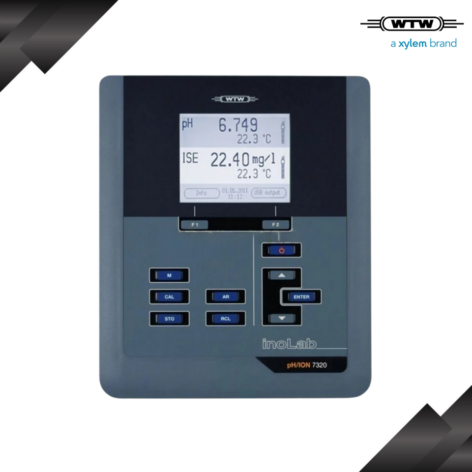 WTW inoLab pH/ION 7320 ±0.005 Doğruluk & ± 0.3 mV / ± 1 mV