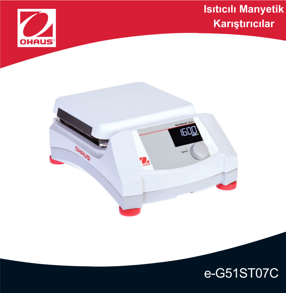 OHAUS e-G51ST07C Guardian 5000 Serisi Manyetik Karıştırıcı