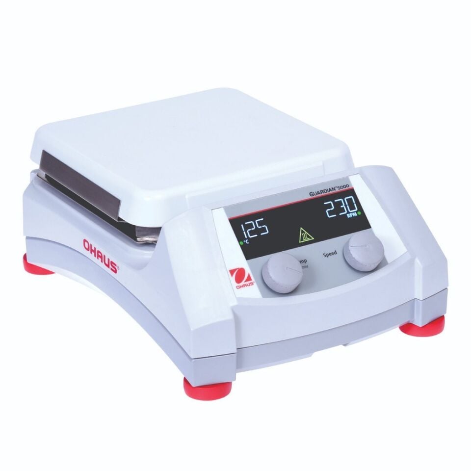 OHAUS e-G51HS07C Guardian 5000 Serisi Isıtıcılı Manyetik Karıştırıcı