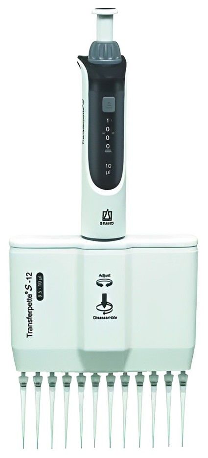 Brand Transferpette 12 Kanallı Elektronik Ayarlı Pipet 0,5-10 Ul