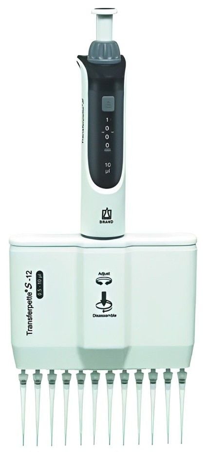 Brand Transferpette 12 Kanallı Elektronik Ayarlı Pipet 0,5-10 Ul