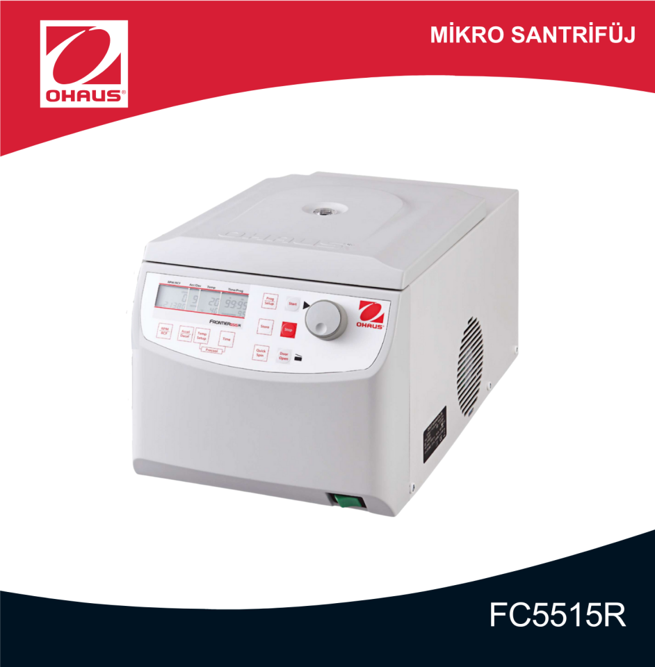 OHAUS FC5515R Soğutmalı Mikro Santrifüj