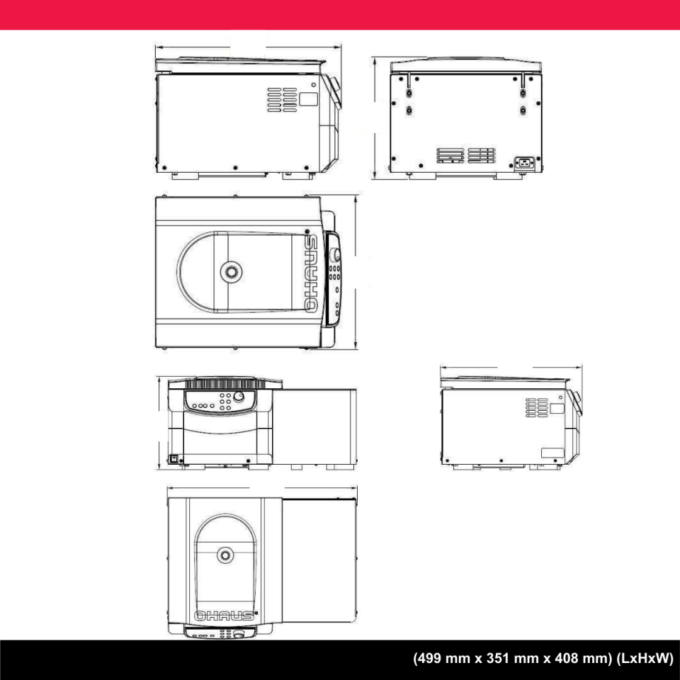 OHAUS FC5718 Santrifüj