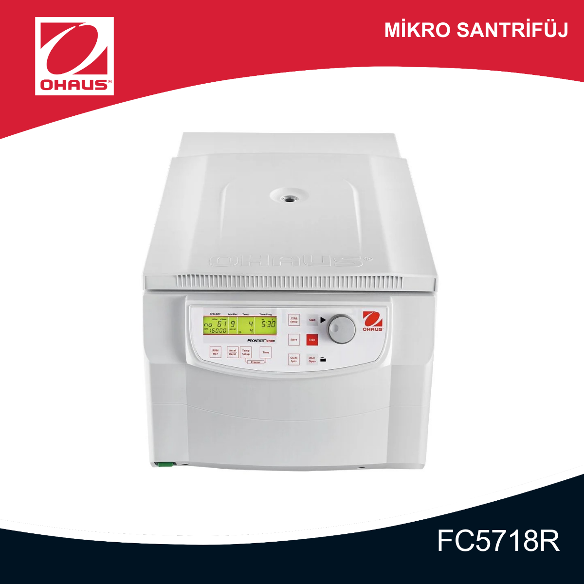 OHAUS FC5718R Soğutmalı Santrifüj