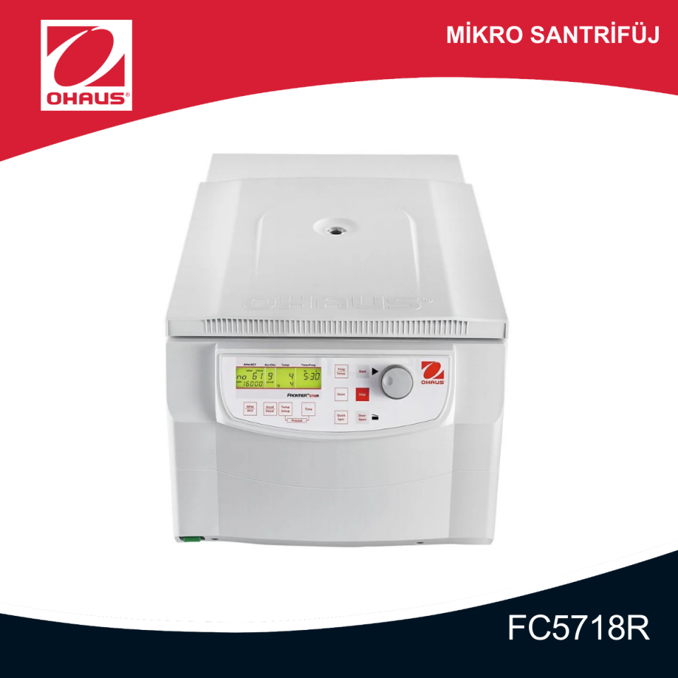 OHAUS FC5718R Soğutmalı Santrifüj