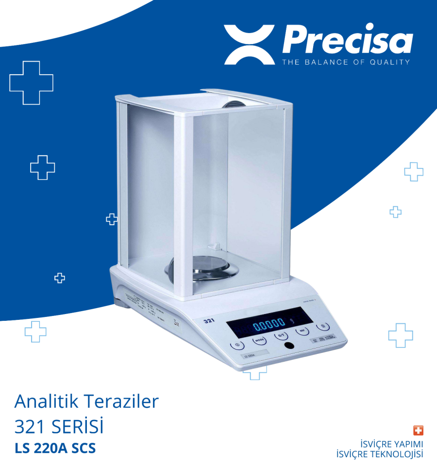 PRECISA LS 320A SCS Analitik Terazi - 320 gr/0,1 mg