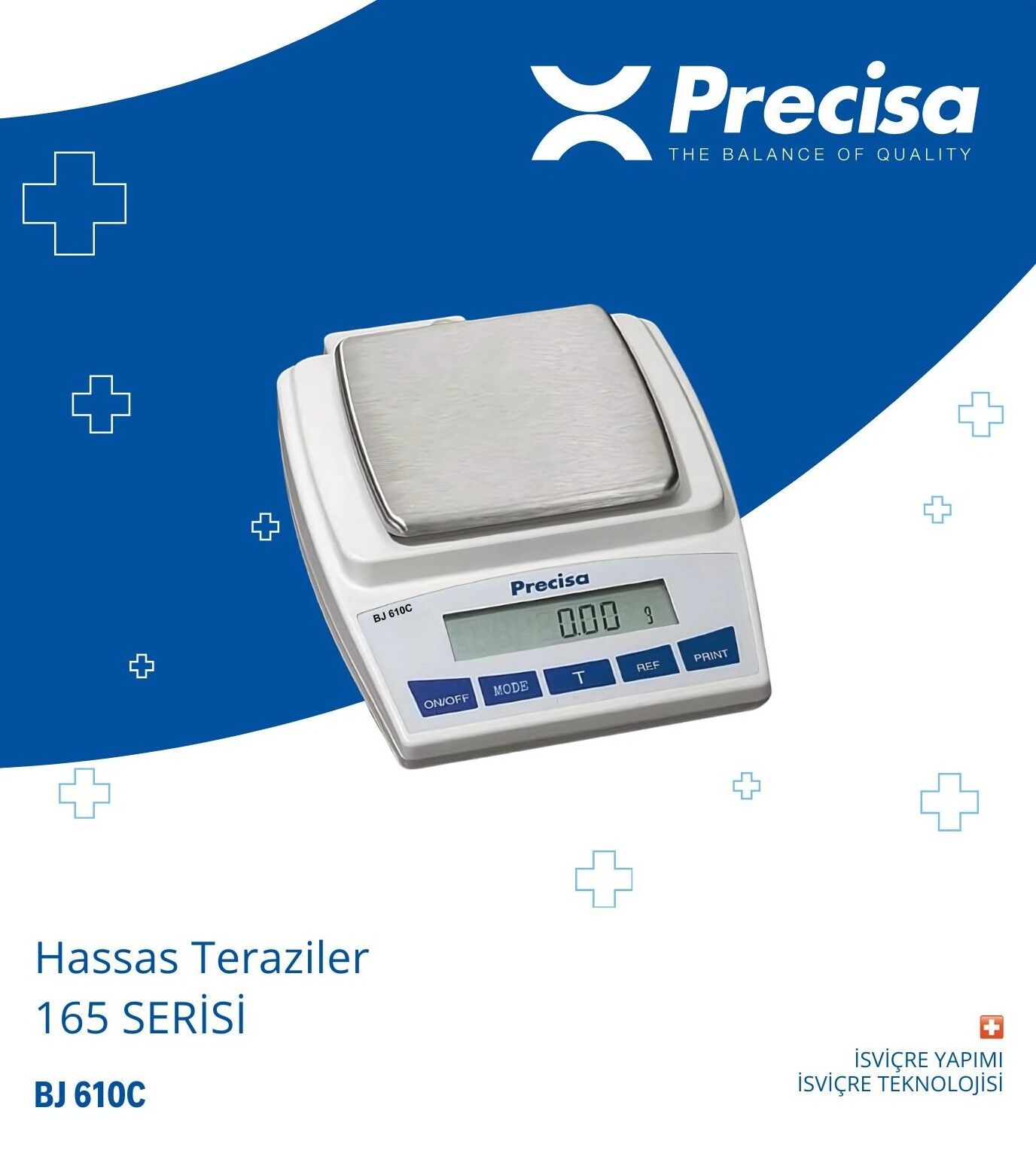 PRECISA BJ 610C Hassas Terazi – Ultra Hassas Tartım