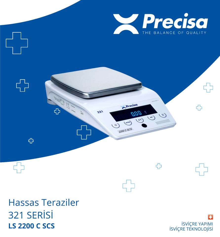 PRECISA LS 2200C SCS Hassas Terazi – Hassas Ölçüm Cihazı