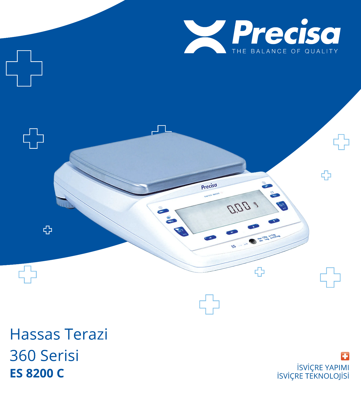 PRECISA ES 8200C Hassas Terazi - 8.200 gr / 0,01 g