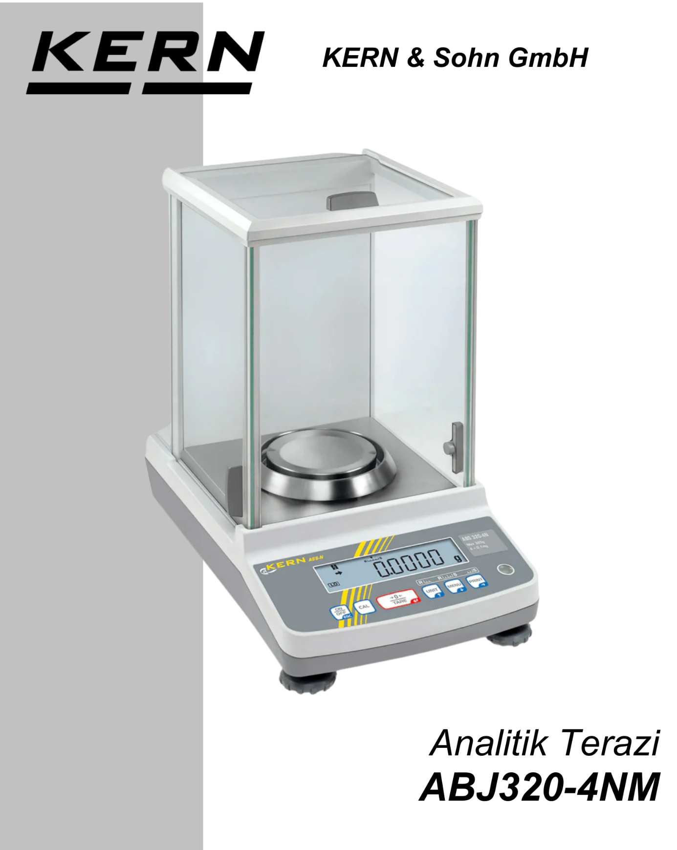 KERN ABJ 320-4NM Analitik Terazi 320 gr / 0,0001 gr