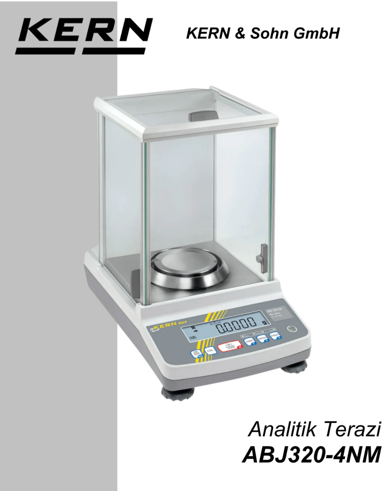 KERN ABJ 320-4NM Analitik Terazi 320 gr / 0,0001 gr