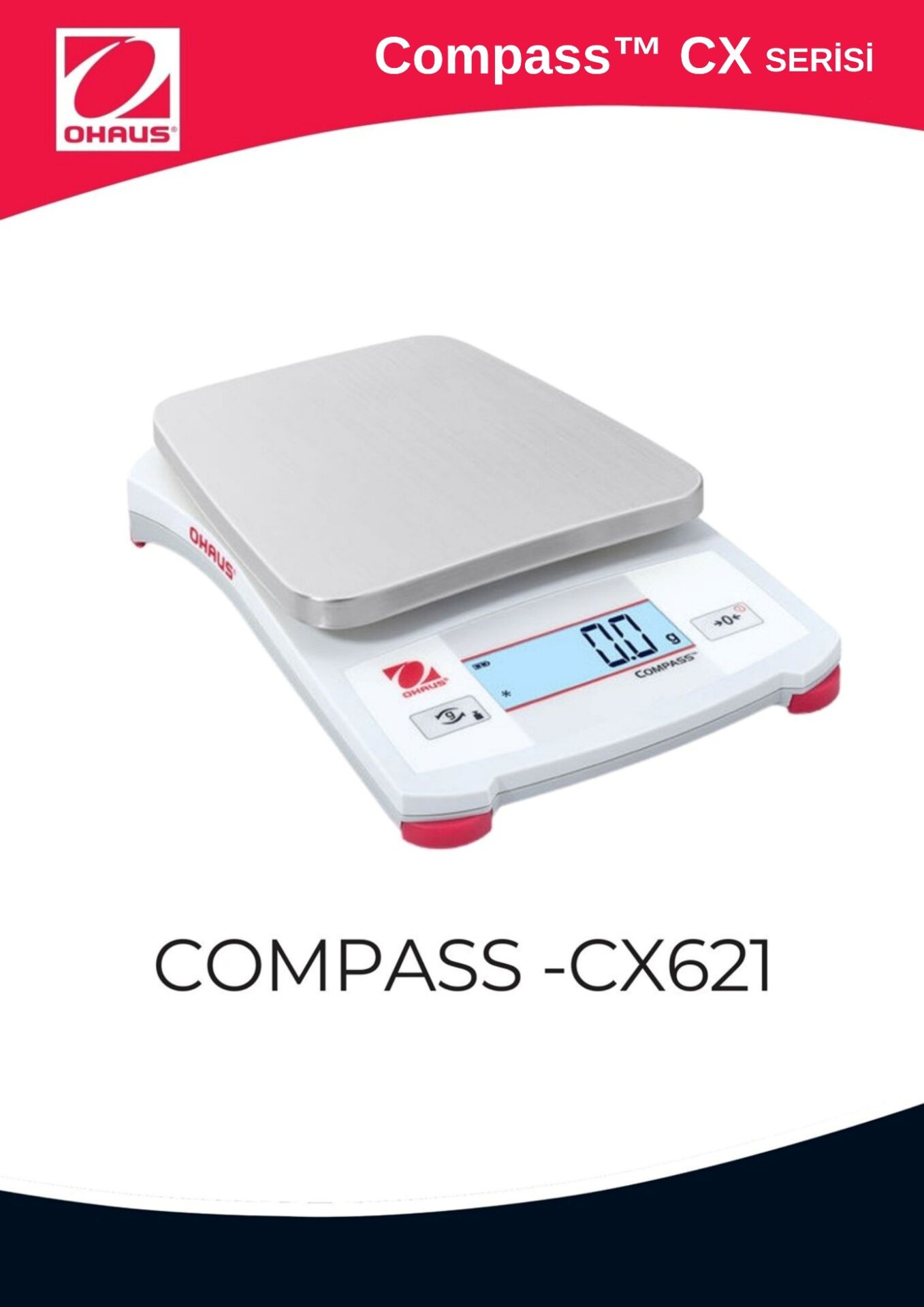 OHAUS CX621 Compass™ Endüstriyel Terazi