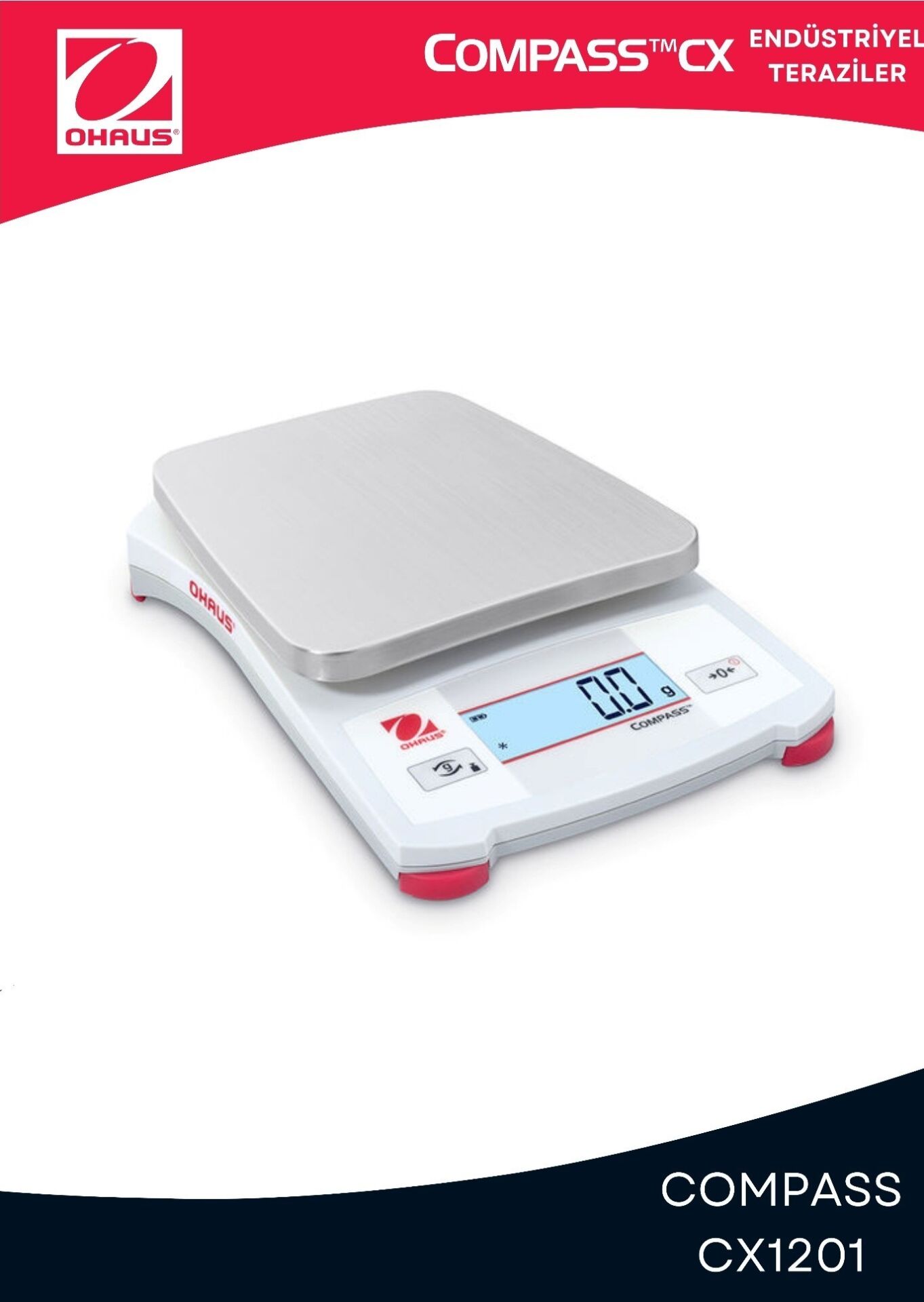OHAUS CX1201 Compass™ Endüstriyel Terazi