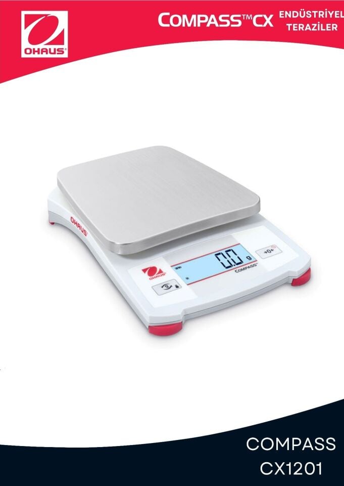 OHAUS CX1201 Compass™ Endüstriyel Terazi