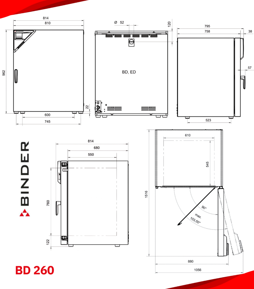 BINDER BD 260 İnkübatör