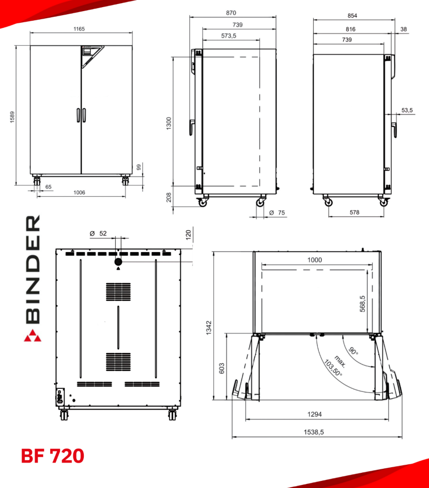 BINDER BF 720 İnkübatör