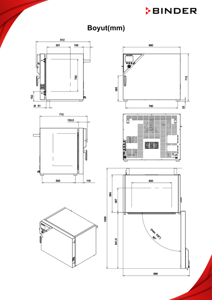 BINDER KT 115 Soğutmalı İnkübatör