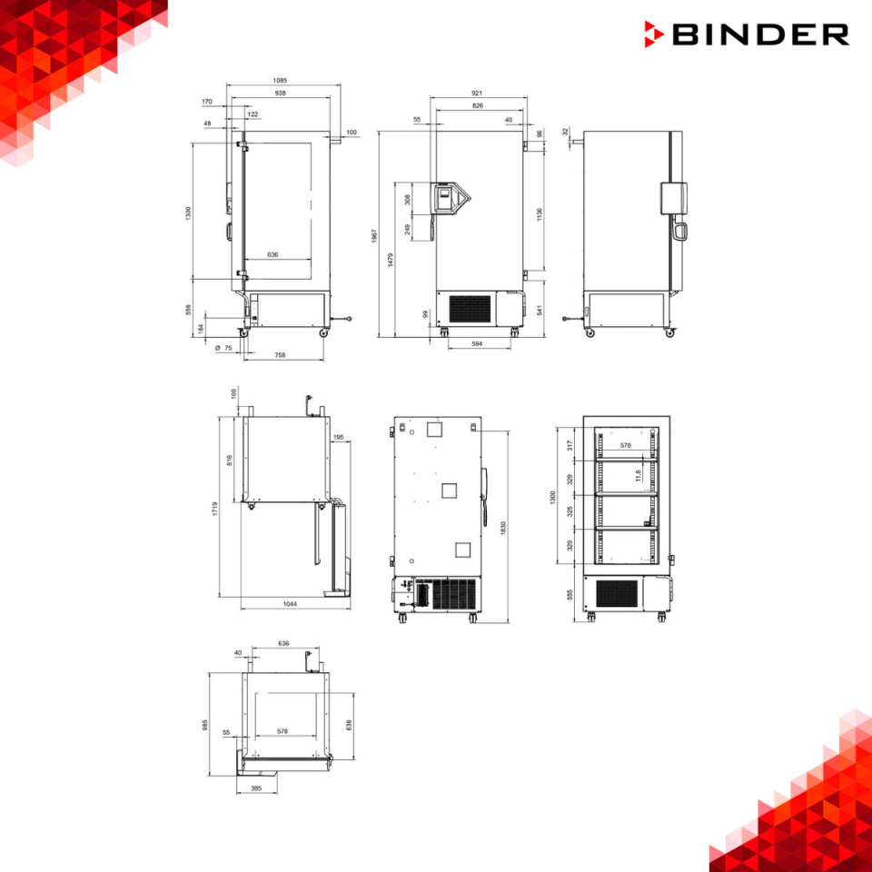 BINDER UF V 500 Ultra Derin Dondurucu
