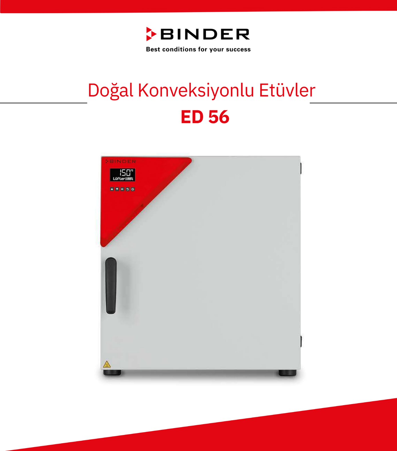 BINDER ED 56 Doğal Konveksiyonlu Etüv