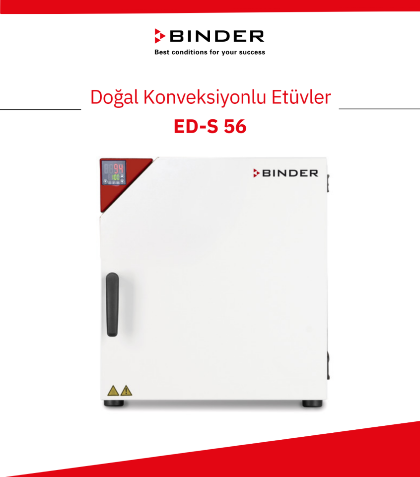 BINDER ED-S 56 Doğal Konveksiyonlu Etüv - APT.line™ Hassasiyet