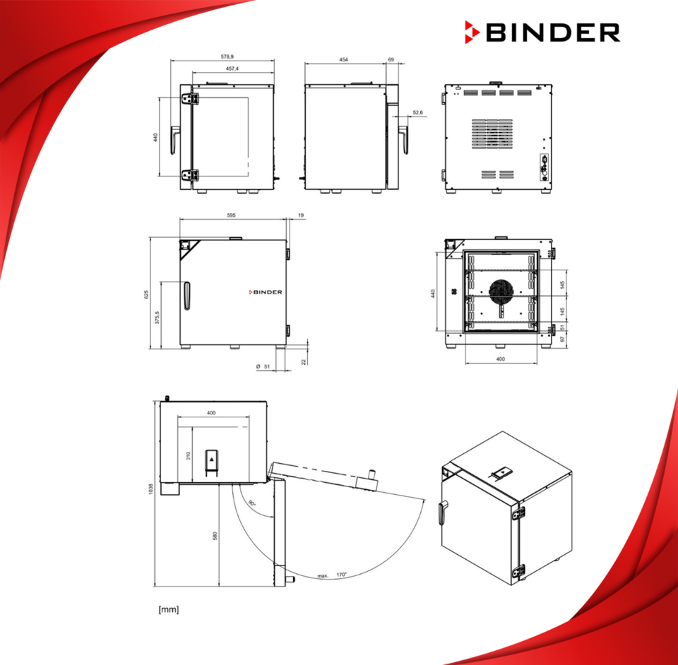 BINDER FD-S 56 Fanlı Etüv