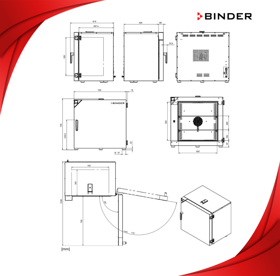 BINDER FD-S 115 Fanlı Etüv